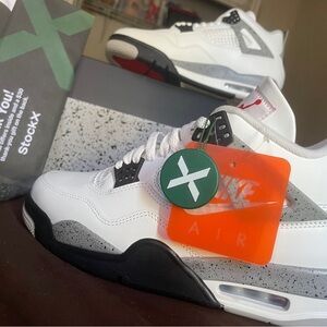 Nike High-Top Sneakers in White and Black